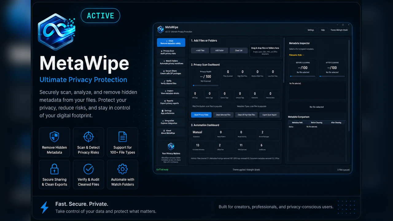 MetaWipe preview